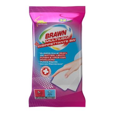 Brawn multiuso salvietta disinfettante bw 20 pezzi