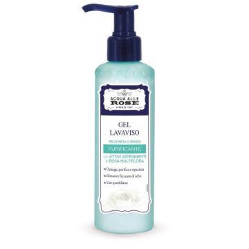 Acqua alle rose gel lavaviso purificante 200 ml Acqua alle rose gel lavaviso purificante 200 ml