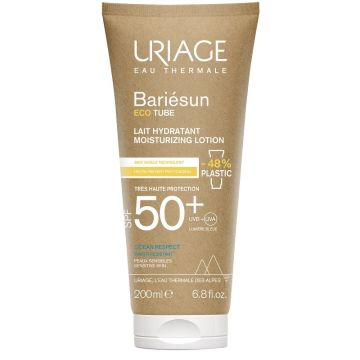 Uriage Bariésun Latte Idratante SPF 50+ Viso e Corpo Tubo Eco In Carta 200 ml