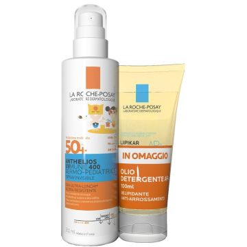 Anthelios spray uvmune dermoped 200 ml + olio 100 ml