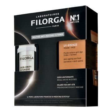 Filorga cofanetto skin unify intensive 30 ml + uv bronze face 40 ml
