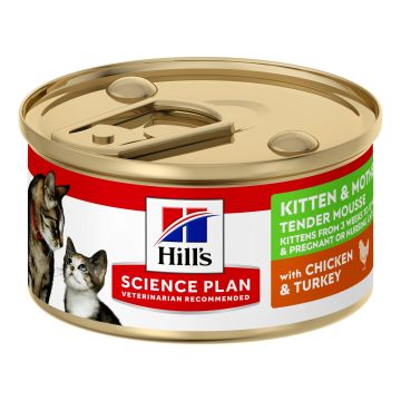 Science plan kitten & mother mousse chicken & turkey 85 g