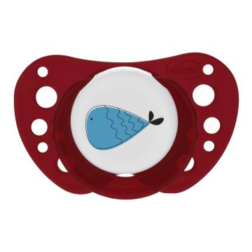 Chicco succhietti air rosso lumi silicone 16-36 mesi 2 pezzi