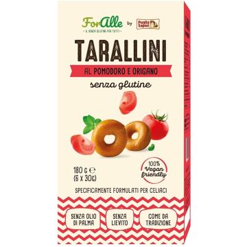 Foralle tarallini pomodoro e origano 6 bustine x 30 g