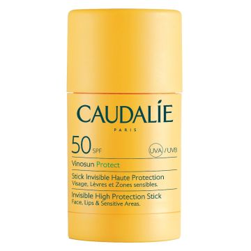 Caudalie Vinosun Stick Invisibile ad Alta Protezione SPF50 Per Zone Sensibili 15g