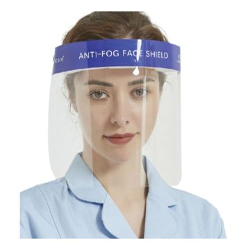 Schermo facciale anti-nebbia monouso