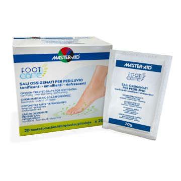 Master-aid footcare sali ossigenati 20 bustine da 20 g l1