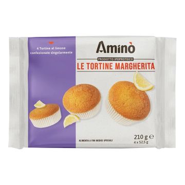 Amino' le tortine margherita 4 pezzi da 52,5 g