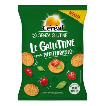Cereal senza glutine gallettine gusto mediterraneo 70 g