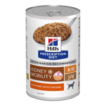 Prescription diet canine k/d kidney care + mobility 370 g