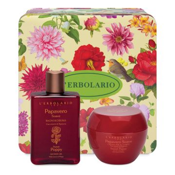 Papavero soave segreti di bellezza duo 1 crema corpo 200 ml + 1 bagnoschiuma 250 ml