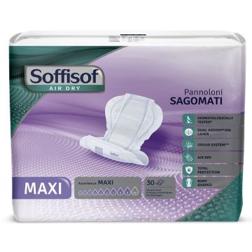 Pannolone soffisof air dry sagomato maxi 30 pezzi