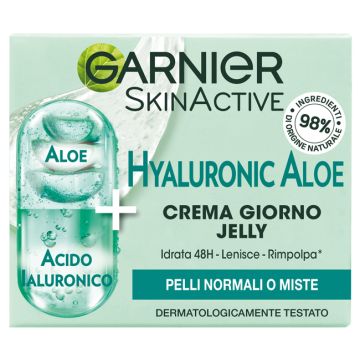 Garnier skinactive hyaluronic aloe crema giorno jelly 50 ml