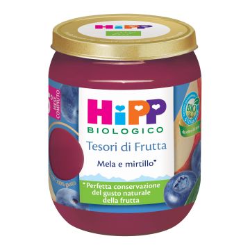 Hipp tesori frutta mela mirtillo 160 g