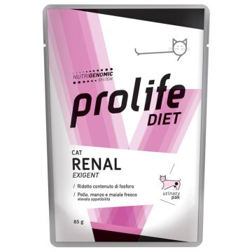 Prolife Gatto Diet Renal Exigent Busta 85 Gr