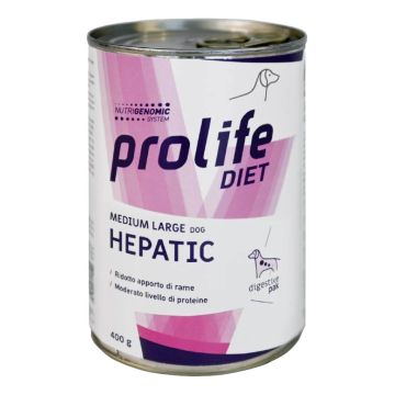 Prolife dog diet wet adult hepatic m/l 400 g