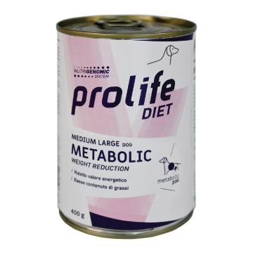 Prolife dog diet wet adult metabolic m/l 400 g