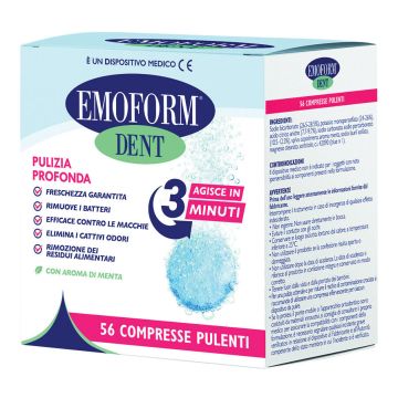 Emoform Dent Compresse Pulenti 56 Pezzi