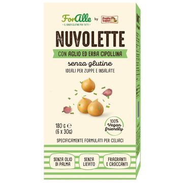 Foralle nuvolette aglio & erba cipollina 6 bustine da 30 g