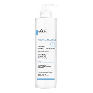 Vebix phytamin active shampoo capelli con forfora dermopurificante 250 ml