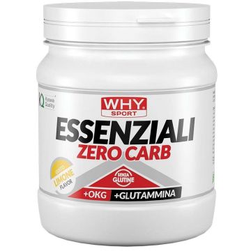Whysport essenziali zero carb limone 240 g