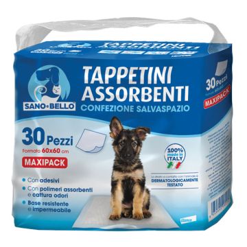 Sano e bello tappetini salvaspazio maxipack 60x60 cm 30 pezzi