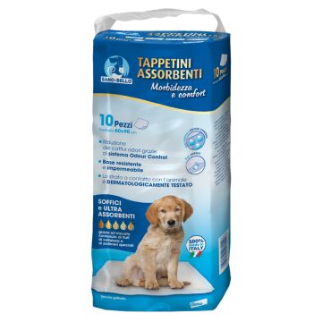 Sano e bello tappetini morbidezza e comfort 60x90 cm 10 pezzi