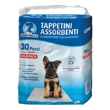 Sanoebello Tappetini Igienici "Morbidezza & Comfort" 60X90 Cm Cf. (30 Pezzi)