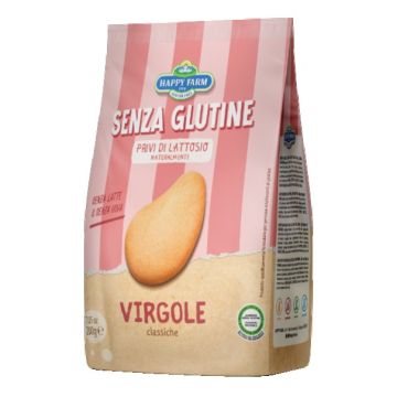 Happy farm virgole classiche senza latte e senza uova 200 g
