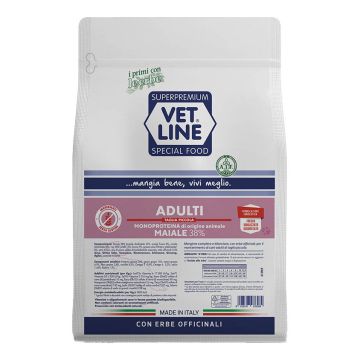 Vet Line Adulti Maiale Taglia Piccola 800 G