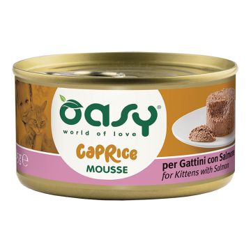 Oasy Gatto Caprice Mousse Kitten Salmone 85 Gr