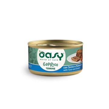 Oasy Gatto Caprice Terrine Adulto Tonno & Pomodoro 85 Gr