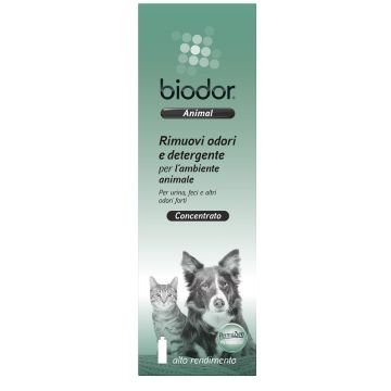 Biodor animal rimuovi odori e detergente concentrato per ambiente animale 1 litro