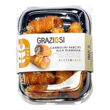 Cannolini farciti gianduja senza glutine 150 g