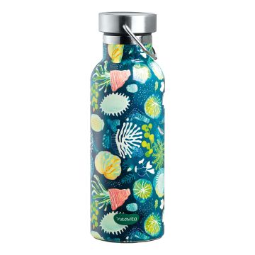 Neavita bottiglia thermos acciaio twice 500 ml verde