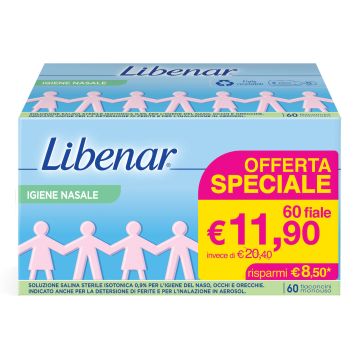 Fiale isotoniche libenar 60 pezzi da 5 ml