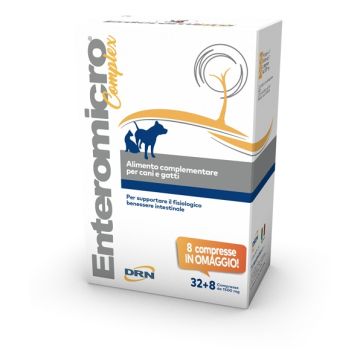 Enteromicro Complex 40 Compresse Cane & Gatto