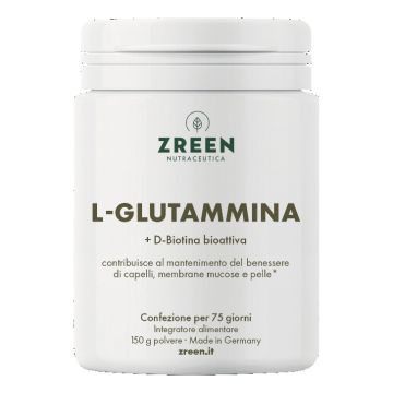 Zreen l-glutammina polvere 150 g