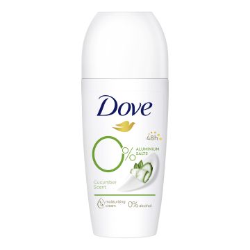 DOVE - 0% Cetriolo & Te Verde - deodorante roll-on 50 ml