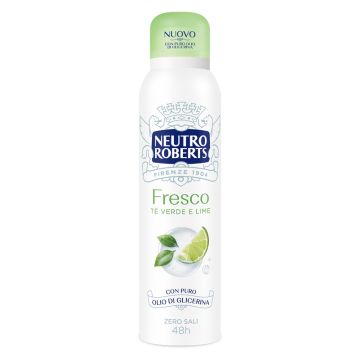 Neutro Roberts - Fresco Tè Verde E Lime - Deodorante Spray 150 Ml