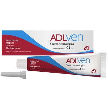 Crema rettale adlven 30 g con cannula applicatrice