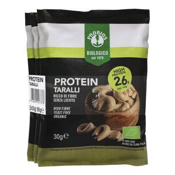 Probios protein taralli 30 g 3 pezzi