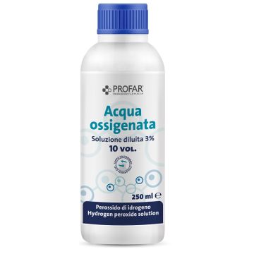 Profar acqua ossigenata soluzione diluita 3% 10 volumi 250 ml Profar acqua ossigenata soluzione diluita 3% 10 volumi 250 ml