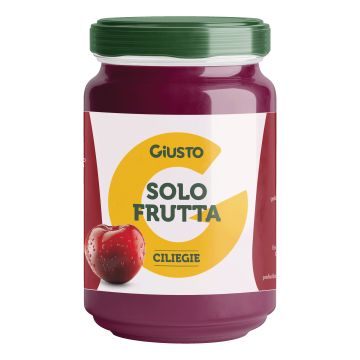 Giusto solo frutta confettura ciliegie 220 g