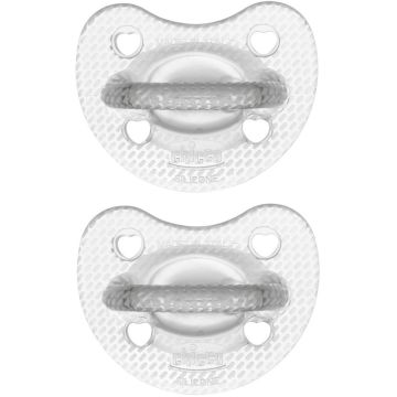 Chicco gommotto silicone crystal 16-36 mesi 2 pezzi