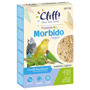 Cliffi morbido super 300 g pastoncino uccelli ganivori con uova