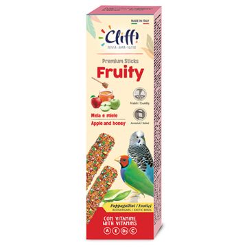 Cliffi sticks pappagallini con frutta e miele fruity 60 g pcoa435
