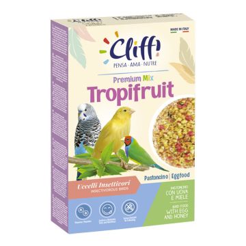 Cliffi tropifruit 300 g pastoncino uccelli ganivori