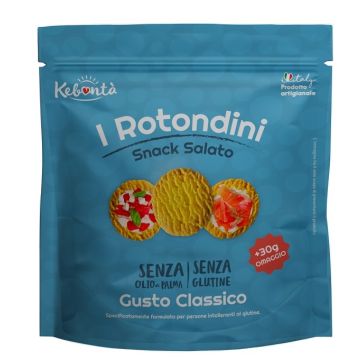Kebonta' i rotondini snack salato gusto classico 150 g + 30 g in omaggio