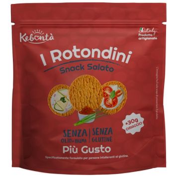 Kebonta' i rotondini snack salato piu' gusto 150 g + 30 g in omaggio
